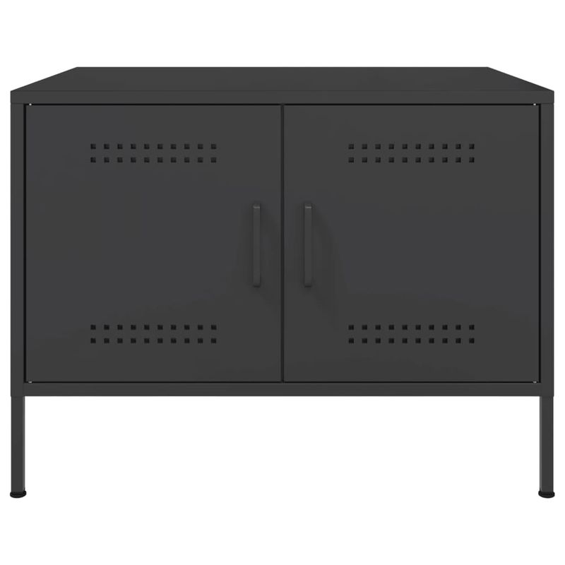 Casa si Gradina - Mobilier - Mese si birouri - Masute de cafea - Masuta de cafea, negru, 68x50x50,5 cm, otel laminat la rece - Infinity.ro