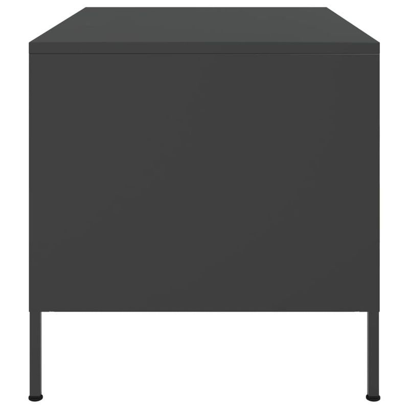 Casa si Gradina - Mobilier - Mese si birouri - Masute de cafea - Masuta de cafea, negru, 68x50x50,5 cm, otel laminat la rece - Infinity.ro