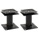 Auto si Moto - Ambarcatiuni - Piese pentru ambarcatiuni - Piedestale scaun pentru barca, 2 buc., pivotante la 360°, otel, mărime 18x18x18 cm - Infinity.ro