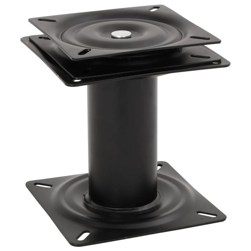 Auto si Moto - Ambarcatiuni - Piese pentru ambarcatiuni - Piedestale scaun pentru barca, 2 buc., pivotante la 360°, otel, mărime 18x18x18 cm - Infinity.ro