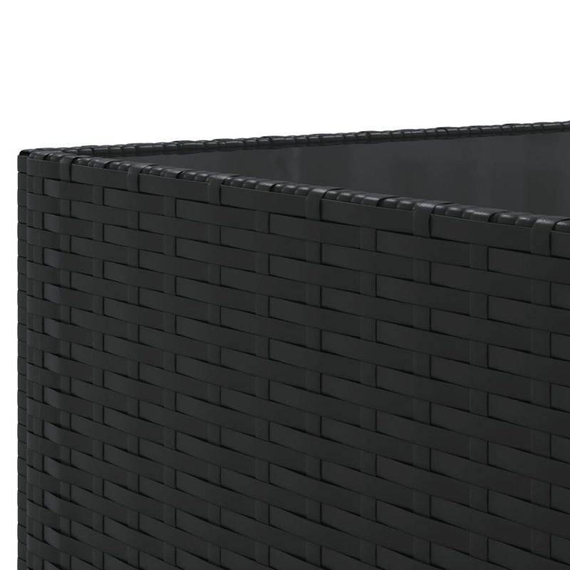 Casa si Gradina - Gradina si terasa - Mobilier exterior - Seturi mobila gradina - Set mobilier de gradina cu perne, 7 piese, negru, poliratan - Infinity.ro