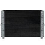 Casa si Gradina - Mobilier - Feronerie si accesorii mobila - Rame pentru paleti, 2 buc., negru, 80x60 cm, lemn masiv pin - Infinity.ro