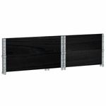 Casa si Gradina - Mobilier - Feronerie si accesorii mobila - Rame pentru paleti, 2 buc., negru, 80x60 cm, lemn masiv pin - Infinity.ro