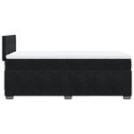 Casa si Gradina - Mobilier - Paturi si accesorii - Paturi - Pat box spring cu saltea, negru, 80x200 cm, catifea - Infinity.ro
