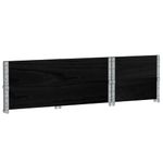 Casa si Gradina - Mobilier - Feronerie si accesorii mobila - Rame pentru paleti, 2 buc., negru, 100x150 cm, lemn masiv pin - Infinity.ro