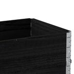 Casa si Gradina - Mobilier - Feronerie si accesorii mobila - Rame pentru paleti, 2 buc., negru, 100x150 cm, lemn masiv pin - Infinity.ro