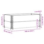 Casa si Gradina - Mobilier - Feronerie si accesorii mobila - Rame pentru paleti, 2 buc., negru, 100x150 cm, lemn masiv pin - Infinity.ro