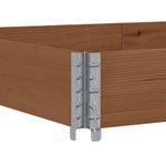 Casa si Gradina - Mobilier - Feronerie si accesorii mobila - Rama pentru paleti, maro, 150x100 cm, lemn masiv pin - Infinity.ro