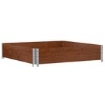 Casa si Gradina - Mobilier - Feronerie si accesorii mobila - Rama pentru paleti, maro, 100x100 cm, lemn masiv pin - Infinity.ro