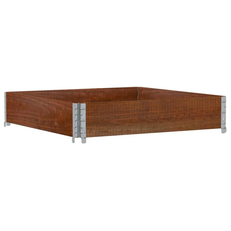 Casa si Gradina - Mobilier - Feronerie si accesorii mobila - Rama pentru paleti, maro, 100x100 cm, lemn masiv pin - Infinity.ro