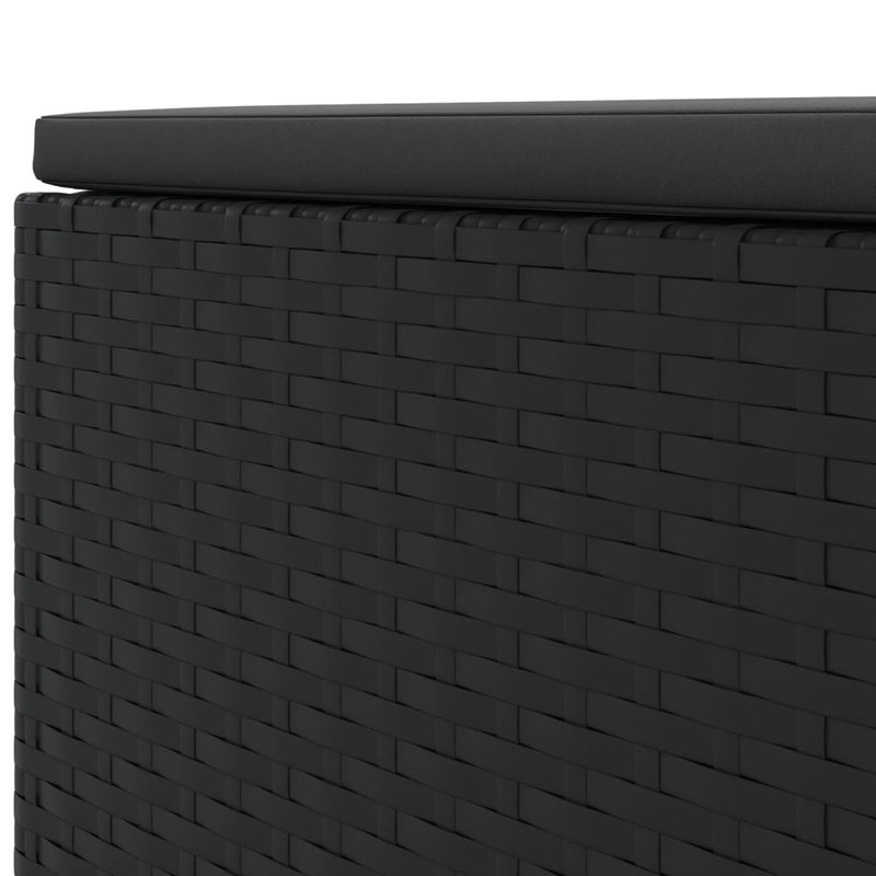Casa si Gradina - Gradina si terasa - Mobilier exterior - Seturi mobila gradina - Set mobilier relaxare gradina 4 piese cu perne poliratan negru - Infinity.ro
