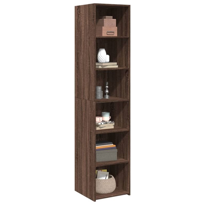 Casa si Gradina - Mobilier - Comode si corpuri - Corpuri bucatarie - Dulap inalt, stejar maro, 40x41x185 cm, lemn prelucrat - Infinity.ro