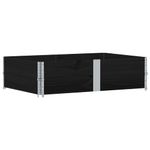 Casa si Gradina - Mobilier - Feronerie si accesorii mobila - Rame pentru paleti, 2 buc., negru, 150x100 cm, lemn masiv pin - Infinity.ro
