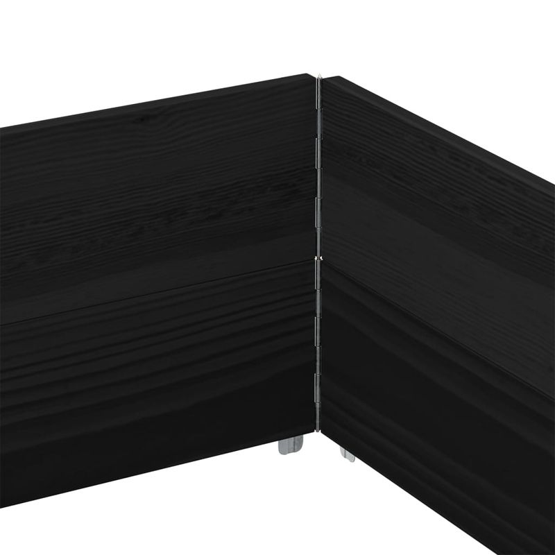 Casa si Gradina - Mobilier - Feronerie si accesorii mobila - Rame pentru paleti, 2 buc., negru, 150x100 cm, lemn masiv pin - Infinity.ro