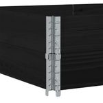 Casa si Gradina - Mobilier - Feronerie si accesorii mobila - Rame pentru paleti, 2 buc., negru, 150x100 cm, lemn masiv pin - Infinity.ro