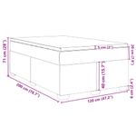 Casa si Gradina - Mobilier - Paturi si accesorii - Paturi - Pat box spring cu saltea, roz, 120x200 cm, catifea - Infinity.ro