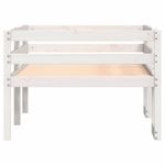 Casa si Gradina - Mobilier - Paturi si accesorii - Paturi - Cadru de pat pentru copii, alb, 75x190 cm, lemn masiv de pin - Infinity.ro