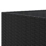 Casa si Gradina - Gradina si terasa - Mobilier exterior - Seturi mobila gradina - Set mobilier de gradina cu perne, 11 piese, negru, poliratan - Infinity.ro