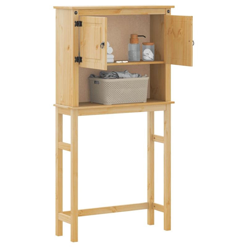 Casa si Gradina - Mobilier - Mobilier baie - Comode baie - Dulap masina de spalat de baie „Corona”, lemn masiv de pin - Infinity.ro
