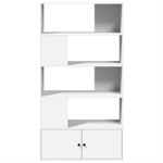 Casa si Gradina - Mobilier - Biblioteci si rafturi - Biblioteci - Biblioteca, alb, 100x36x189 cm, lemn prelucrat - Infinity.ro