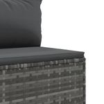 Casa si Gradina - Gradina si terasa - Mobilier exterior - Seturi mobila gradina - Set mobilier de gradina cu perne, 5 piese, gri, poliratan - Infinity.ro