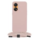Laptop, Telefoane si Tablete - Telefoane mobile si accesorii - Accesorii Telefoane - Huse telefoane - Husa pentru Oppo Reno8 T, Techsuit Crossbody Lanyard, Pink - Infinity.ro