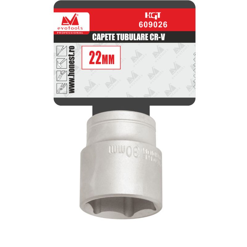 Casa si Gradina - Constructii - Scule de mana si unelte - Chei si truse chei - Cap tubulara CR-V, 10mm - Infinity.ro