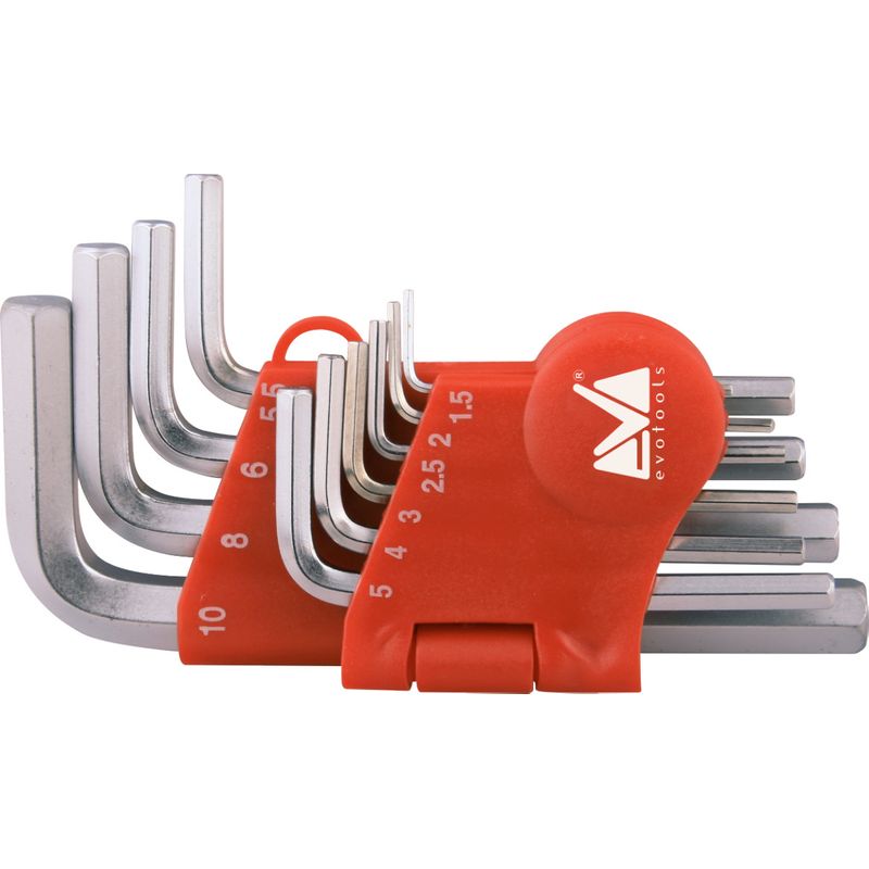 Casa si Gradina - Constructii - Scule de mana si unelte - Chei si truse chei - Set 10 chei imbus Cr-V EvoTools Professional 1.5-10 mm - Infinity.ro