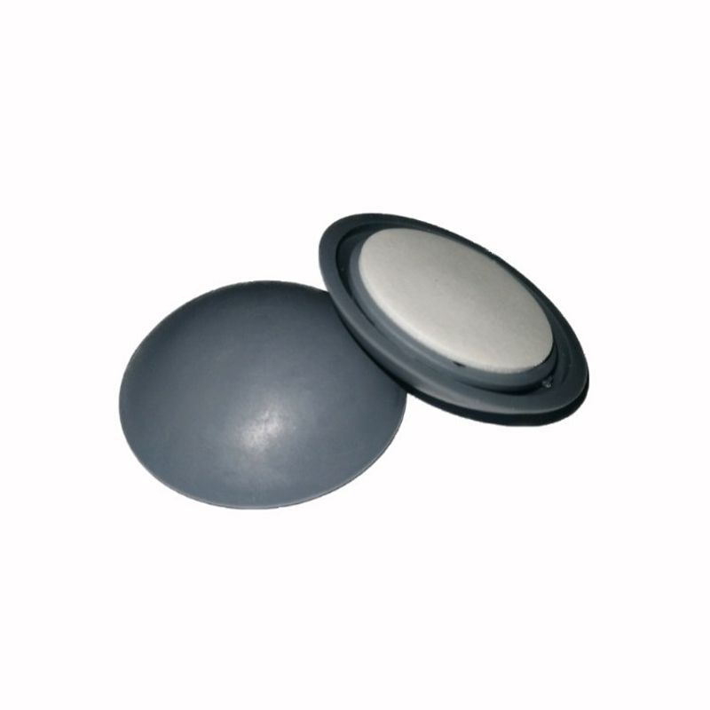 Casa si Gradina - Constructii - Usi interior, exterior si garaj - Accesorii usi - Set 2 bucati opritor pentru usi de interior, Evotols, plastic moale cu adeziv, gri - Infinity.ro