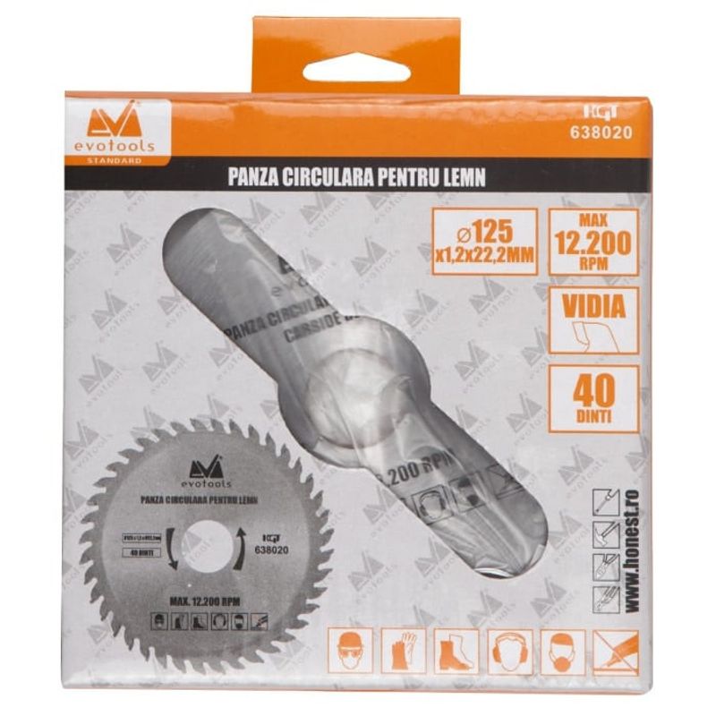 Casa si Gradina - Constructii - Scule electrice si accesorii - Accesorii fierastraie electrice - Panza Circulara Vidia Lemn Diamentru 110mm - Infinity.ro