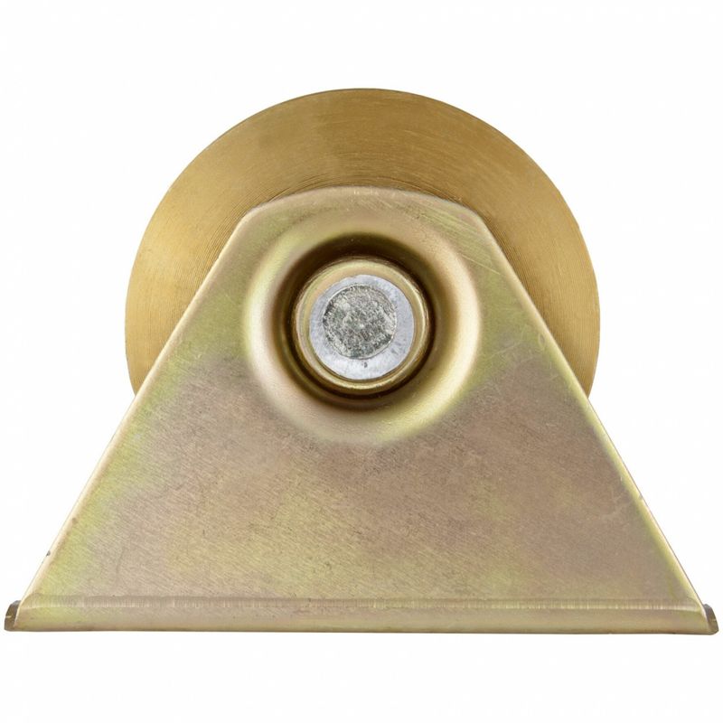 Casa si Gradina - Constructii - Usi interior, exterior si garaj - Kit-uri automatizari porti si usi garaj - Roata Aplicata tip V cu Suport si Rulment pentru Porti Culisante EvoTools, diametru 80 mm - Infinity.ro