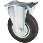 Casa si Gradina - Constructii - Depozitare, transport si protectie - Accesorii echipamente pentru transport si ridicat - Roata fixa din cauciuc , Diametru 100mm Evotools - Infinity.ro