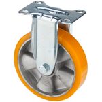 Casa si Gradina - Constructii - Depozitare, transport si protectie - Accesorii echipamente pentru transport si ridicat - Roata Fixa PU 12,5cm 130kg Evotools - Infinity.ro