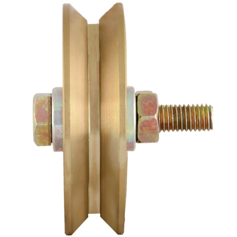 Casa si Gradina - Constructii - Usi interior, exterior si garaj - Kit-uri automatizari porti si usi garaj - Roata Simpla cu Rulment pentru Porti Culisante EvoTools, Diametrul 60 mm, Profil V - Infinity.ro