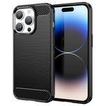 Laptop, Telefoane si Tablete - Telefoane mobile si accesorii - Accesorii Telefoane - Huse telefoane - Husa pentru iPhone 15, Techsuit Carbon Silicone, Black - Infinity.ro