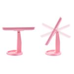 Ingrijire personala si Cosmetice - Machiaj - Oglinzi cosmetice - Oglinda Machiaj MRG MXW085, cu Lumina 16LED, Usb, Roz - Infinity.ro