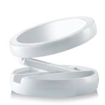 Ingrijire personala si Cosmetice - Machiaj - Oglinzi cosmetice - Oglinda Machiaj cu Lumina MRG M843, MyFoldAway, USB, Alb, Expensibila - Infinity.ro