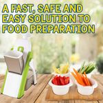 Casa si Gradina - Bucatarie si vesela - Ustensile bucatarie - Razatori si curatatoare - Tocator Legume Manual MRG M878 , Multifunctional , Feliator Fructe , Pliabil - Infinity.ro