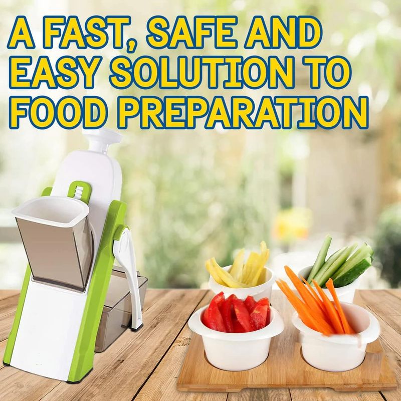 Casa si Gradina - Bucatarie si vesela - Ustensile bucatarie - Razatori si curatatoare - Tocator Legume Manual MRG M878 , Multifunctional , Feliator Fructe , Pliabil - Infinity.ro