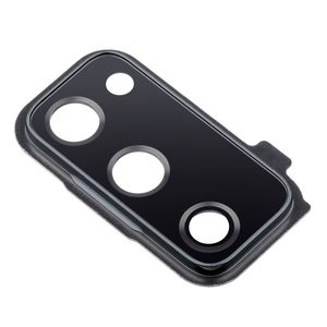 Geam Camera Spate pentru Samsung Galaxy S20 FE 5G G781 / S20 FE G780, cu Rama, Negru