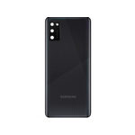 Laptop, Telefoane si Tablete - Telefoane mobile si accesorii - Accesorii Telefoane - Alte accesorii telefoane - Capac Baterie Samsung Galaxy A41 A415, cu Geam Blitz - Geam Camera Spate, Negru, Swap - Infinity.ro