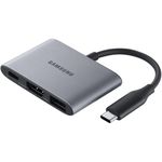 Laptop, Telefoane si Tablete - Telefoane mobile si accesorii - Accesorii Telefoane - Cabluri si adaptoare telefoane - Adaptor Audio si Video USB-C - USB-C / HDMI / USB-A Samsung, Gri EE-P3200BJEGWW - Infinity.ro