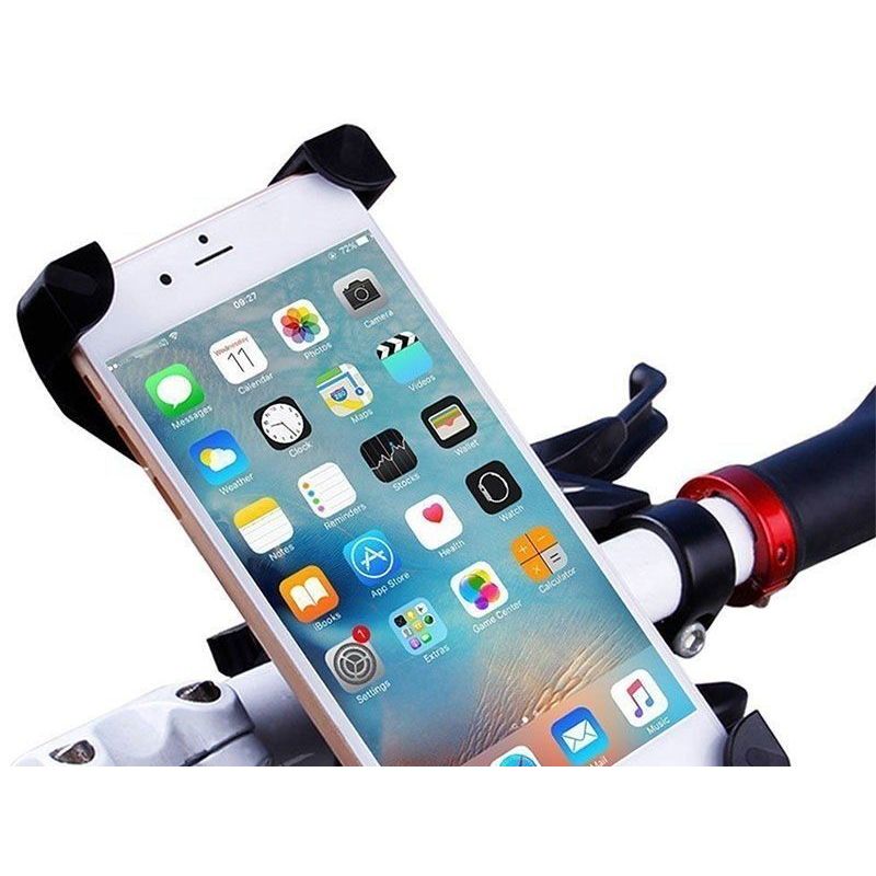 Sport si Outdoor - Ciclism - Accesorii pentru biciclete - Suporturi accesorii biciclete - Suport Telefon MRG L-CH01, Pentru bicicleta, Ajustabil, Negru - Infinity.ro