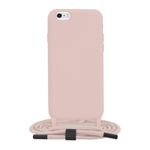 Laptop, Telefoane si Tablete - Telefoane mobile si accesorii - Accesorii Telefoane - Huse telefoane - Husa pentru iPhone 6/ 6S, Techsuit Crossbody Lanyard, Pink - Infinity.ro