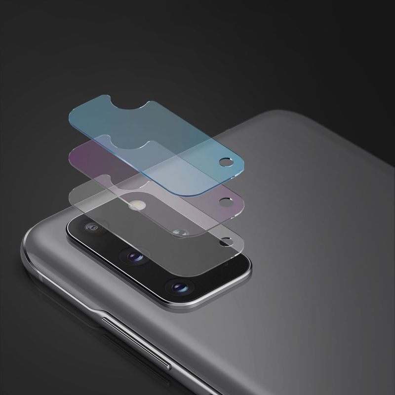 Laptop, Telefoane si Tablete - Telefoane mobile si accesorii - Accesorii Telefoane - Folii protectie telefoane - Folie Camera pentru Samsung Galaxy S20 Plus 4G/S20 Plus 5G (set 3), Ringke IDGL, Clear - Infinity.ro