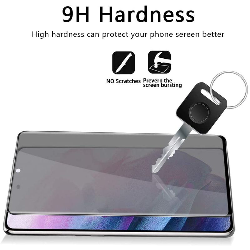 Laptop, Telefoane si Tablete - Telefoane mobile si accesorii - Accesorii Telefoane - Folii protectie telefoane - Folie pentru Samsung Galaxy S21 Ultra 5G, Lito 3D UV Glass, Privacy - Infinity.ro