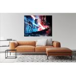Casa si Gradina - Decoratiuni - Tablouri - Tablou Canvas, Star Wars, Rey, Kylo Ren, jedi, erou, luptator, 80 x 60 cm - Infinity.ro