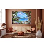 Casa si Gradina - Decoratiuni - Tablouri - Tablou Canvas, Peisaj, natura, rau, fantana, munti, padure, 90 x 60 cm - Infinity.ro