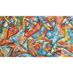 Casa si Gradina - Decoratiuni - Tablouri - Tablou Canvas, Arta moderna, Femei, 60 x 45 cm, Rama lemn, Multicolor - Infinity.ro