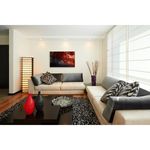 Casa si Gradina - Decoratiuni - Tablouri - Tablou Canvas, Frunze rosii, 90 x 50 cm, Rama lemn, Multicolor - Infinity.ro